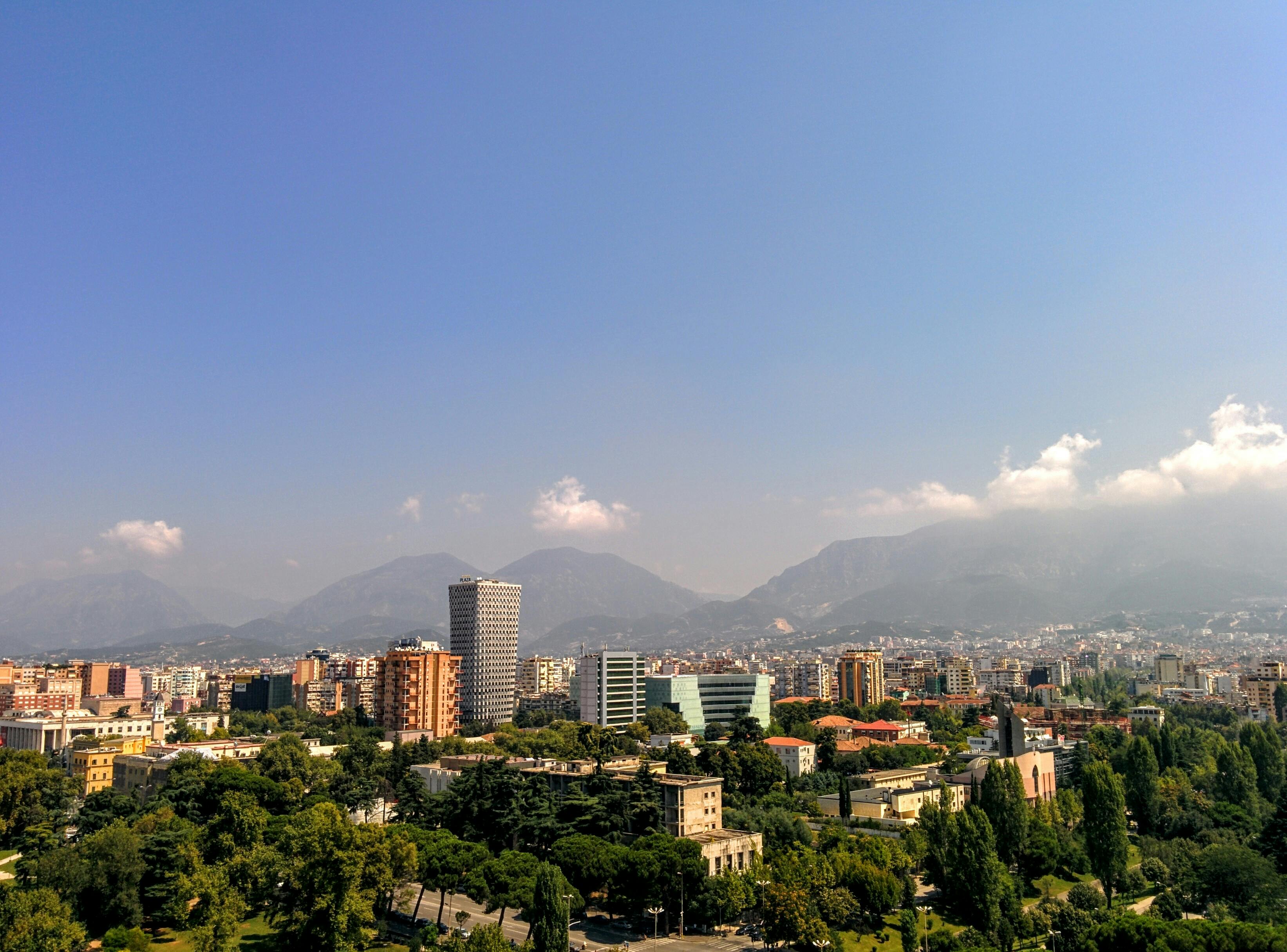 Tirana in winter